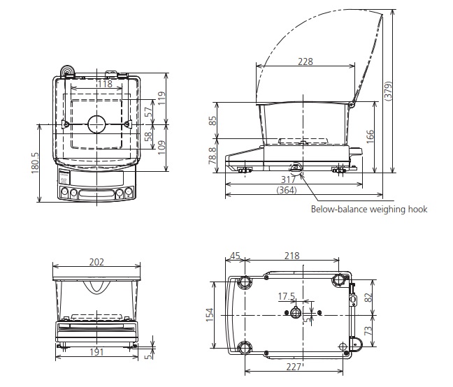 Small Pan Models with Weighing Capacity 1,020 g or less