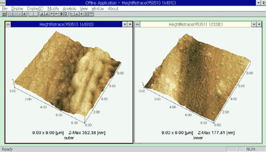 Observation of Brake Disk