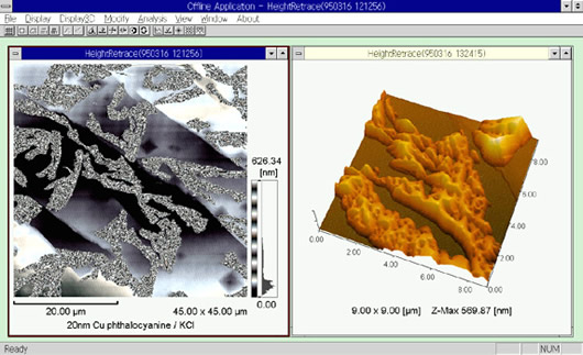 Observation of Copper Phthalocyanine