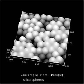 Observation of Green-sheet dispersed with silica spheres