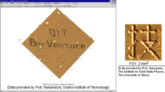 Observation of Nano-Processing