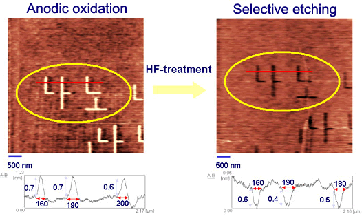 Observation of Anodic Oxdation