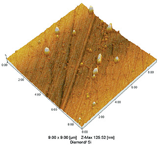 Observation of Diamond film