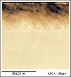 Fig.2 Cross section of an organic thin film