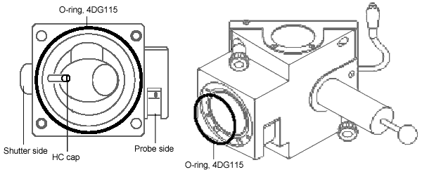 LCMS-2010 Probe Holder Assembly Diagram