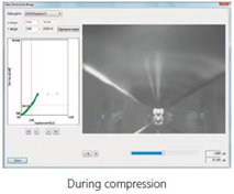 During compression